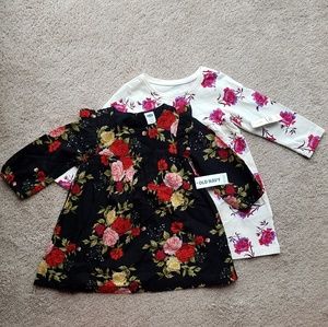 NWT Old Navy set of 2 long sleeve tops